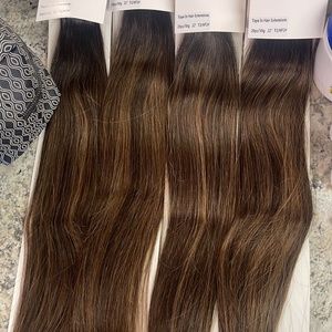 Tape in hair extensions